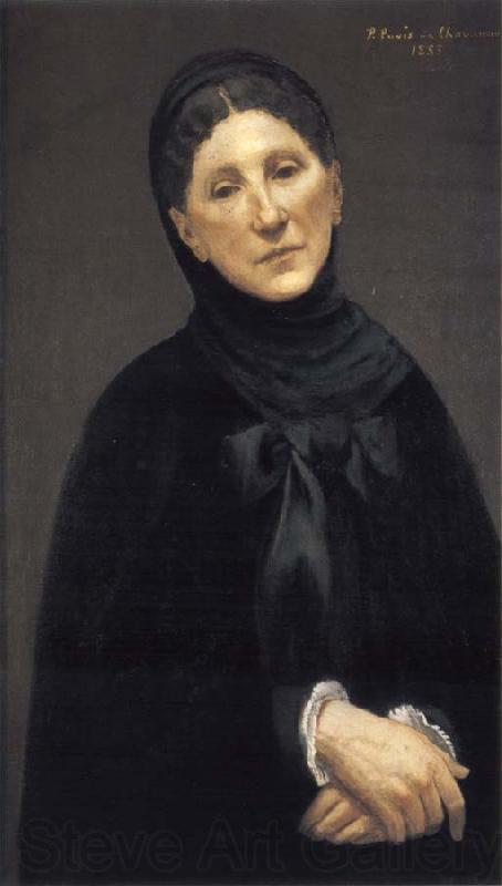 Pierre Puvis de Chavannes Portrait of Mme M.C France oil painting art
